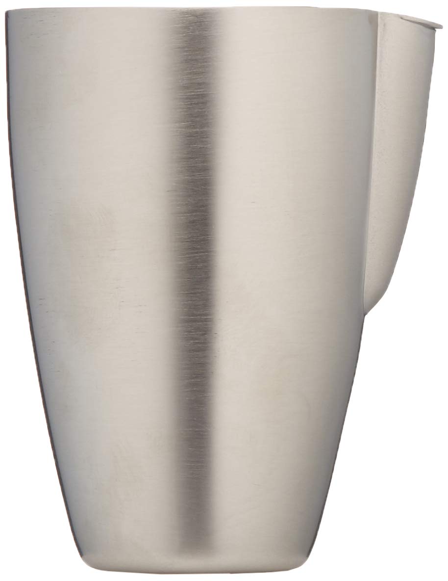 MEPRA Uno Ice 1-Cup Stainless Steel Milk Jug - Silver Medium (230570S) - Perfect for Coffee Shops, Home Baristas & Restaurant Use