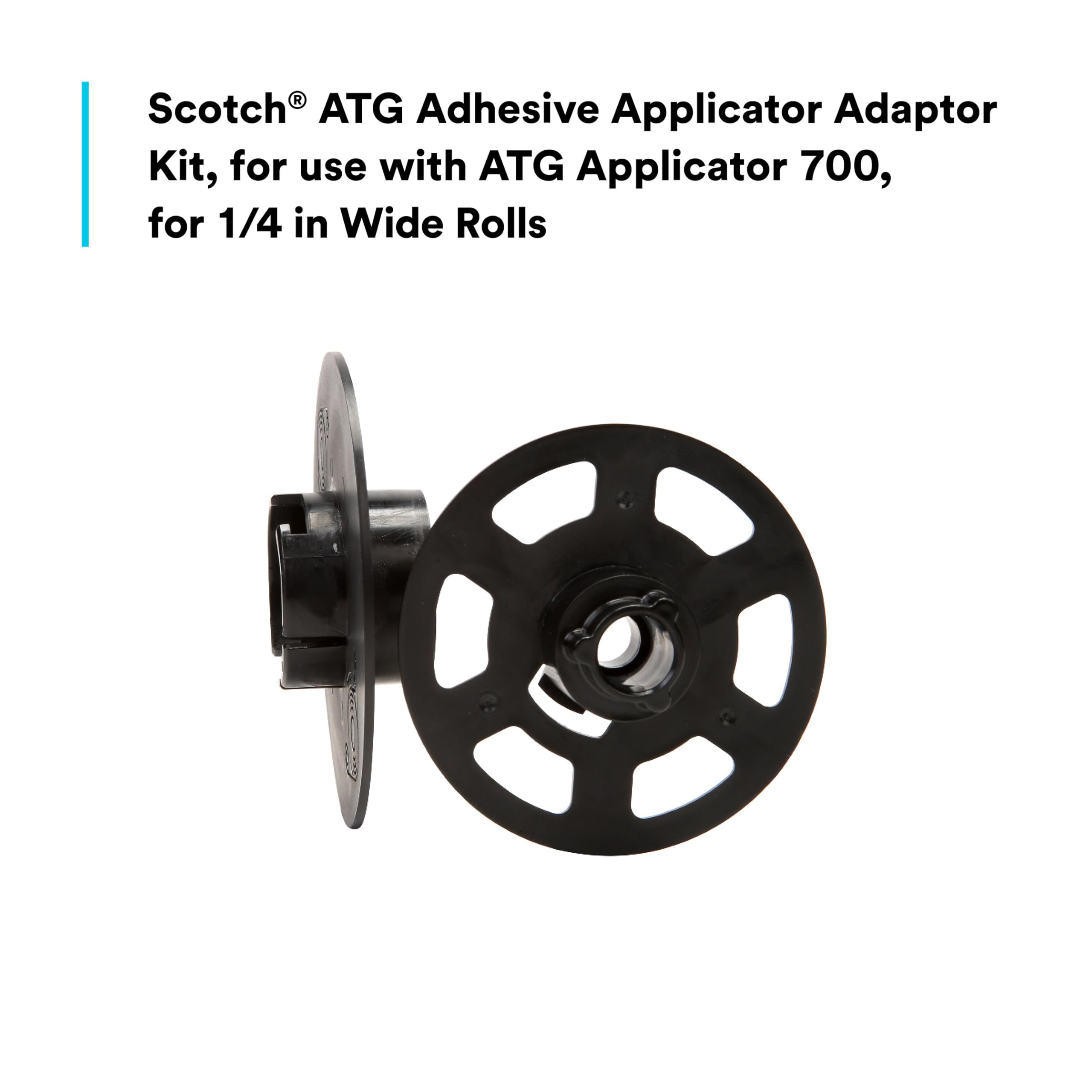 3M Scotch ATG 700 Adhesive Applicator - 1/2 inch & 3/4 inch Wide Rolls for Crafting, Scrapbooking & DIY Projects - Yellow Tape Dispenser Tool for Professional Bonding & Mounting