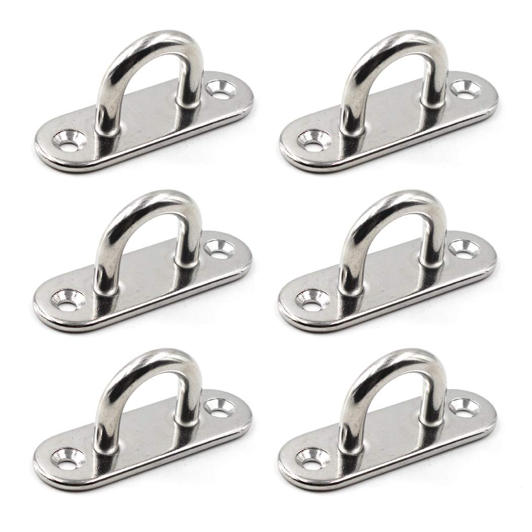 Heavy Duty 304 Stainless Steel Ceiling & Wall Mount Hook 5mm (3/16