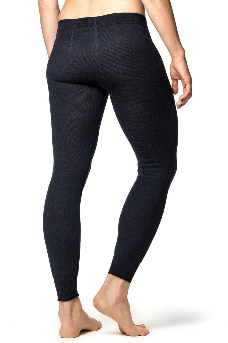 Men's Thermal Underwear Set - 200 GSM Fleece Lined Long Johns, Navy Blue, Medium Size - Perfect for Winter, Skiing, Hiking & Outdoor Activities