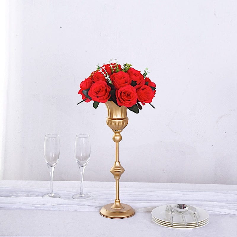 2 Bouquets of 10 Silk Roses Artificial Flower Balls - Elegant Home Decor for Weddings, Parties & Centerpieces