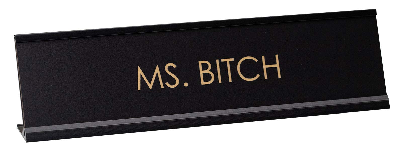 Funny Ms Bitch Novelty Desk Sign - Office Humor Decor for Coworkers & Bosses - Perfect for Workstations, Desks & Office Pranks