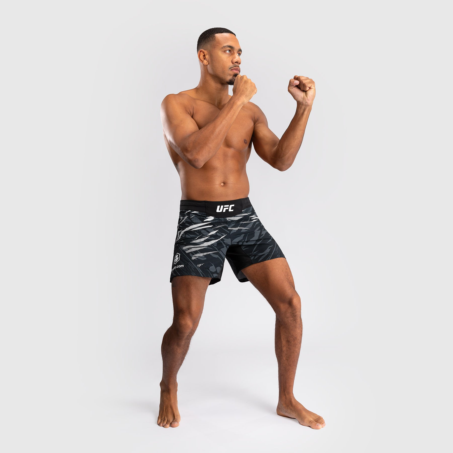 Venum UFC Fusion Authentic Fight Night Men's MMA Shorts - Personalized Custom Fight Shorts for Training & Competition (Black) | Perfect for MMA, BJJ, Muay Thai & Combat Sports