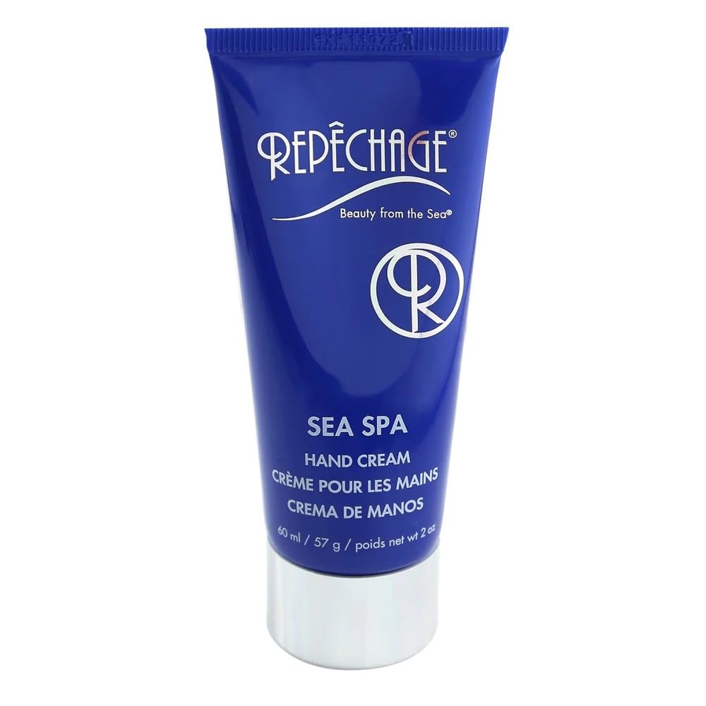 Repechage Sea Spa Hand Cream with Green Tea Extract - 60ml Deep Hydration for Dry, Cracked Hands | Non-Sticky Formula for Smooth, Soft Skin | Perfect for Office, Travel & Winter Care