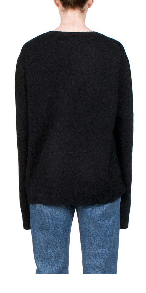 Luxury James Cashmere Sweater for Men - Soft Black Winter Pullover | Warm & Cozy Cashmere Knitwear for Office, Travel & Casual Outfits