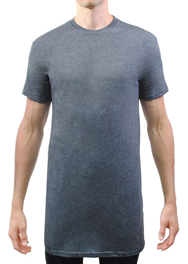 Tall Men's Extra Long Blend T-Shirt - Comfortable & Stylish Casual Wear for Work, Gym & Everyday Outfits