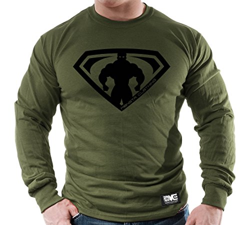Military Green Longsleeve/Black Art