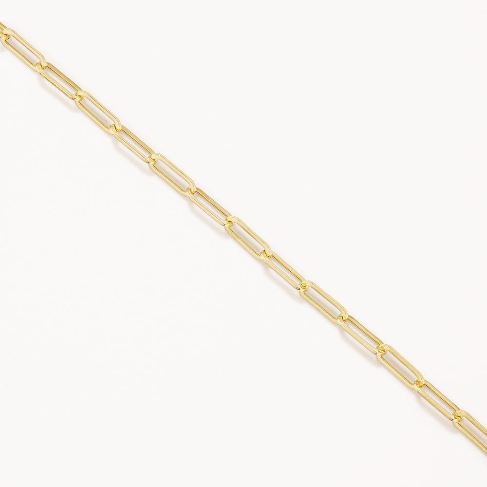 10k Gold Diamond Paperclip Chain Necklace for Women - Elegant Layering Piece for Everyday Wear & Special Occasions