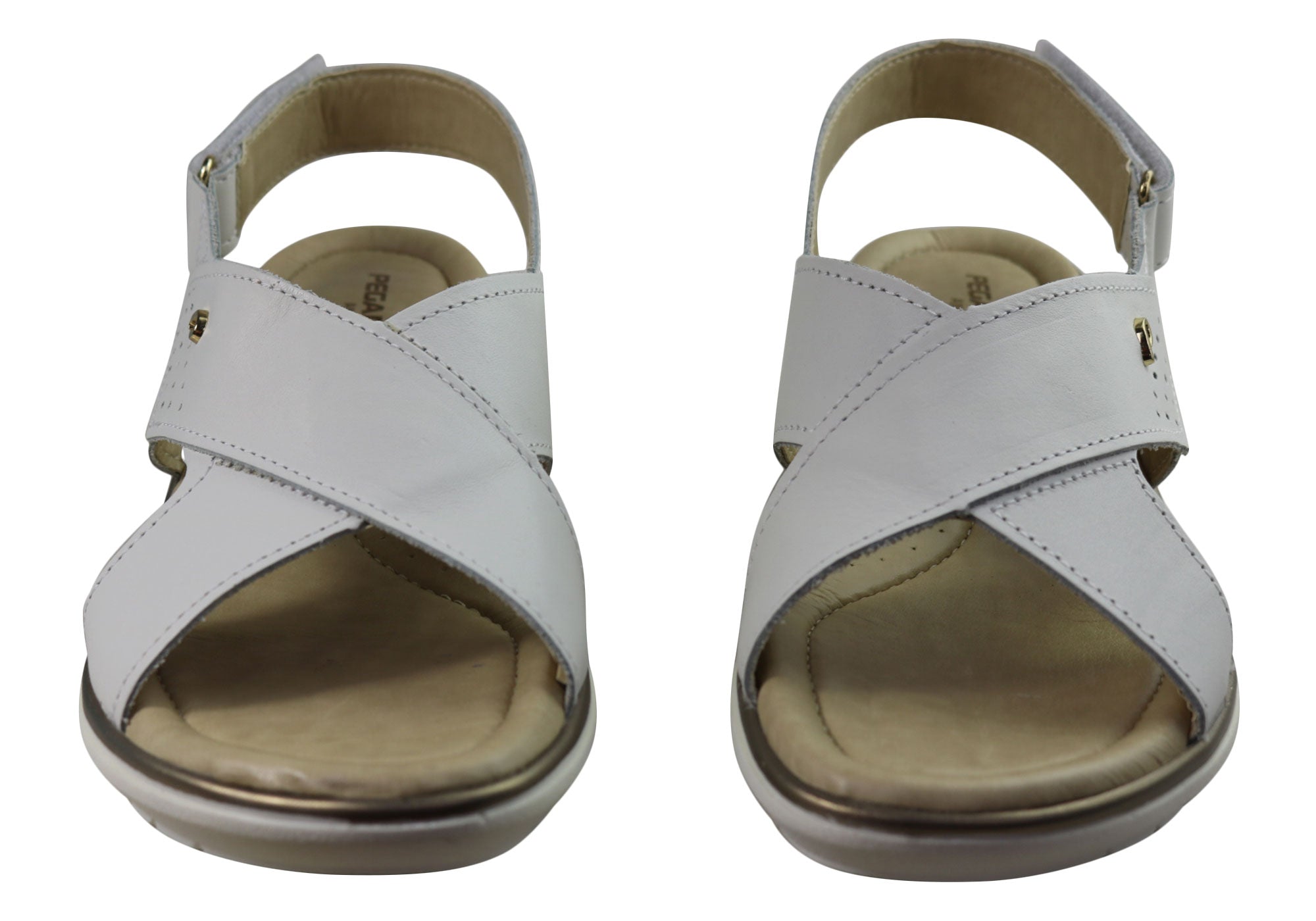 Pegada Paros Women's Comfortable Leather Sandals - Handmade in Brazil - Perfect for Beach, Vacation & Summer Outfits