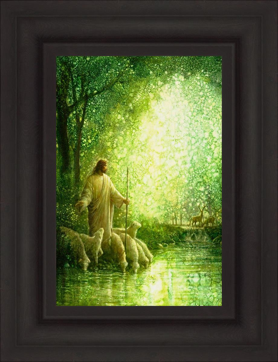Feed My Sheep By Yongsung Kim - Inspirational Christian Wall Art for Home & Church Decor - Perfect for Living Room, Bedroom & Office