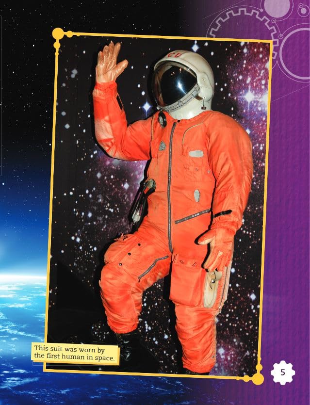 The Evolution of Space Suits - Smithsonian Informational Text Book | History of Astronaut Gear & NASA Technology | Perfect for Space Enthusiasts & Science Education