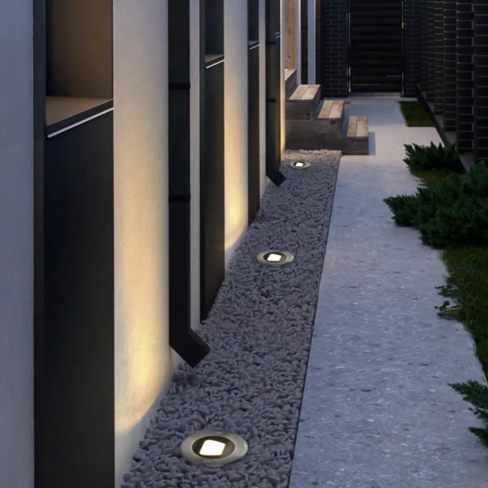 Waterproof Round Recessed Step Outdoor Lights - Durable LED Deck & Stair Lighting for Patio, Garden, Pathway (6 Pack) - Perfect for Outdoor Stairs, Walkways, and Landscape Lighting