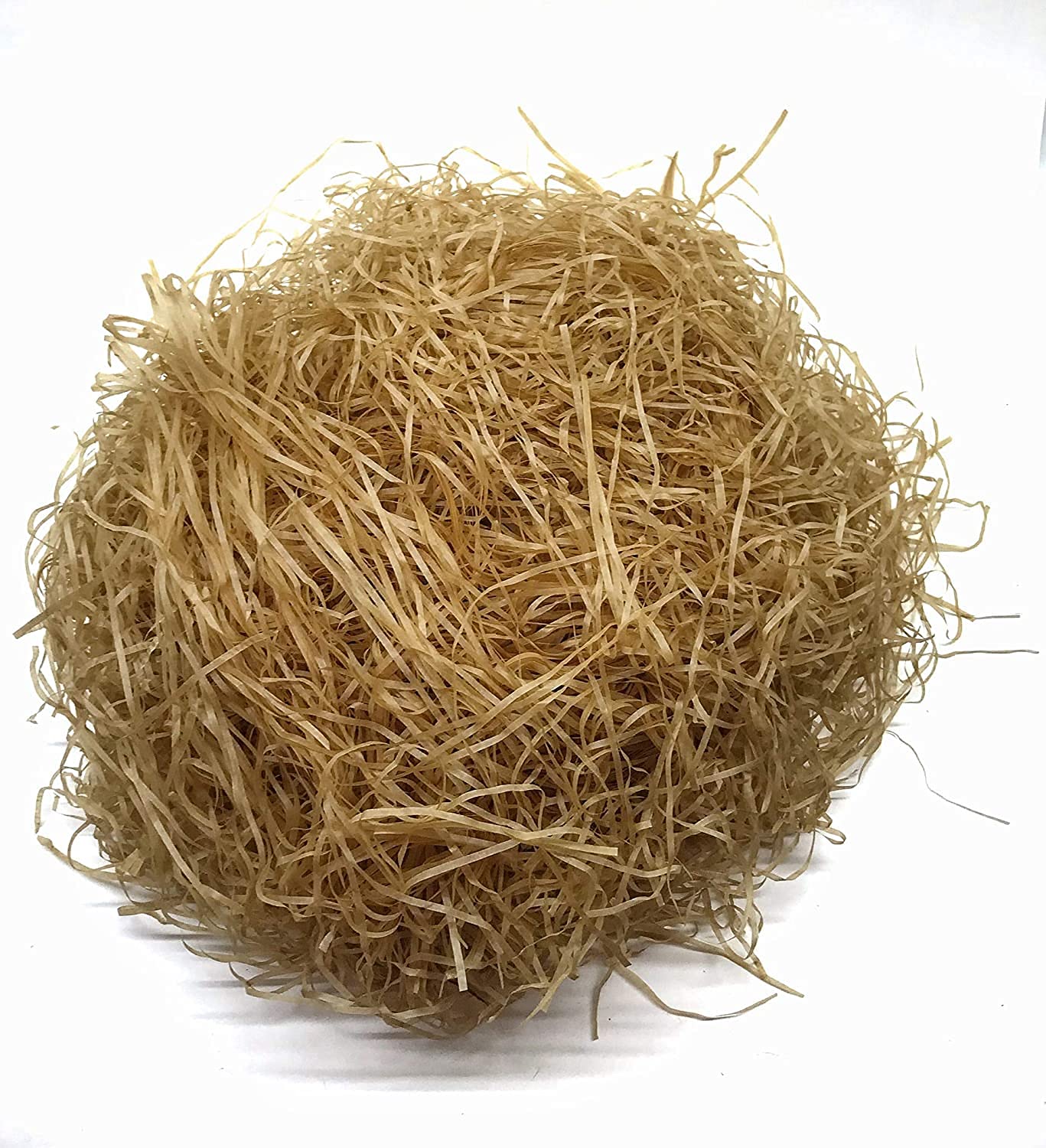 Eco-Friendly Sarras Confetti Shredded Paper Crinkle Grass Strips - 250g Food Grade Brown Gift Box Filler, Basket Filler for Christmas, Holi, Mother's Day Decorations | Perfect for Gift Wrapping, Party Tray Hamper Packaging & Festival Decor