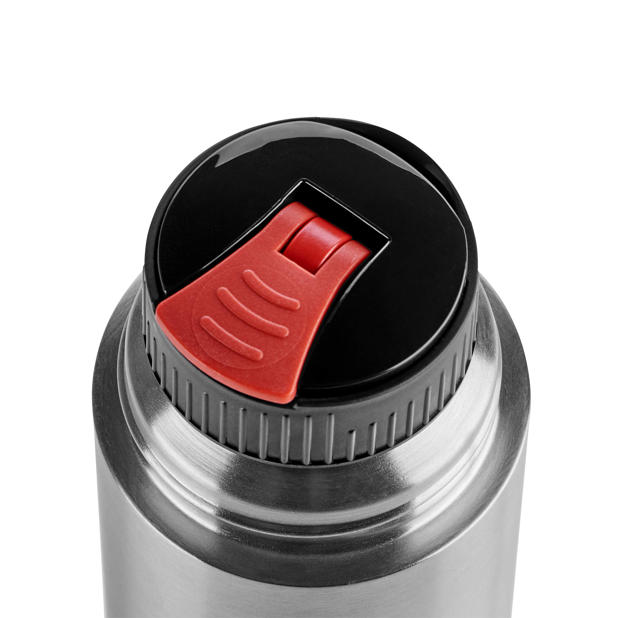 Emsa Mobility 33.8oz Vacuum Flask - Black/Anthracite for Travel & Outdoor