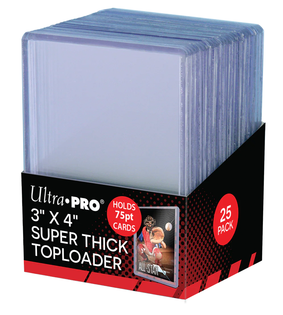 75pt Toploader Card Sleeves - Acid-Free & Archival Safe for Trading Cards, Sports Cards, and Collectibles - Perfect for Storage, Display, and Trading