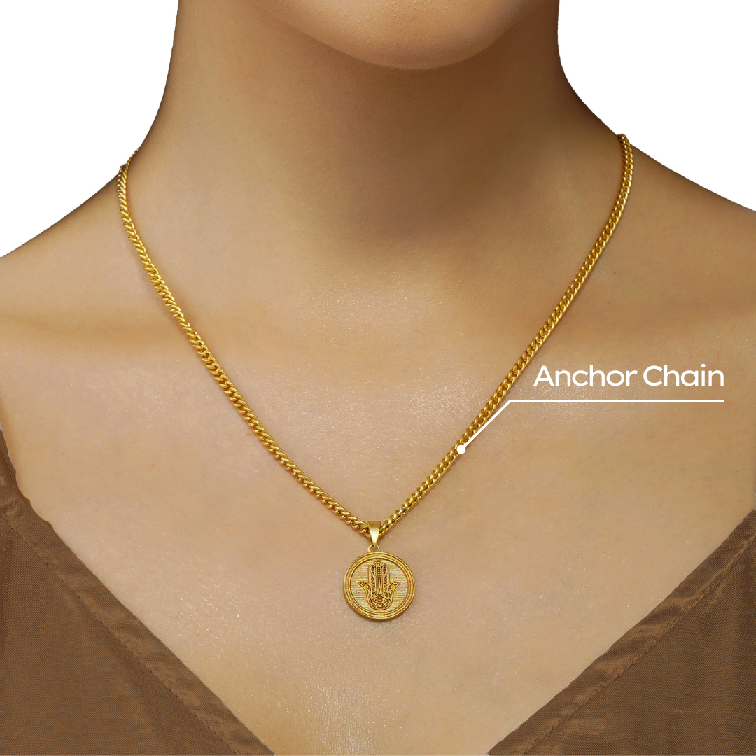 Power of Belief Coin Necklace - Spiritual Protection Amulet for Women & Men | Positive Energy Jewelry for Daily Wear, Meditation & Gift Giving