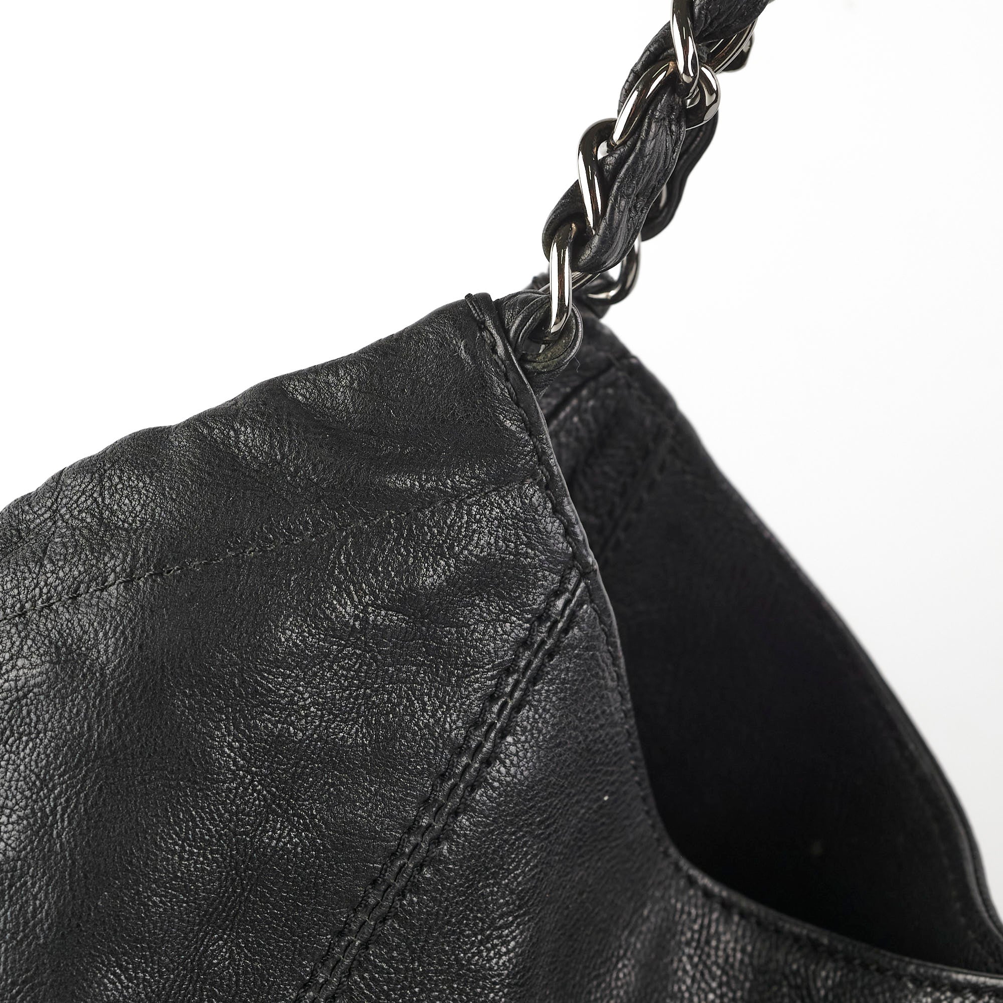 Chanel Black Leather Shoulder Tote Bag for Women - Luxury Designer Handbag for Work, Travel & Everyday Use