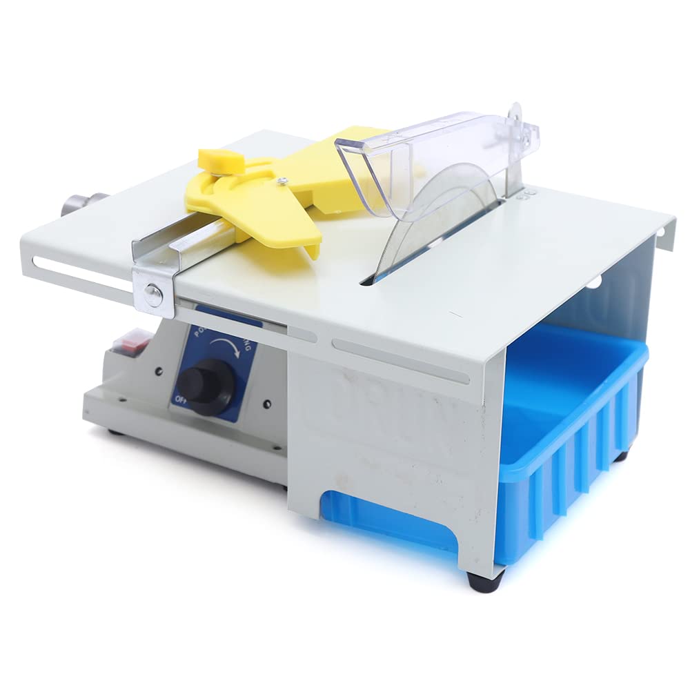 Portable Mini Table Saw with Flexible Shaft - Electric Bench Lathe, Polisher & Grinder for Jewelry Making, Woodworking & DIY Crafts | Perfect for Small Projects, Home Workshops & Hobbyists