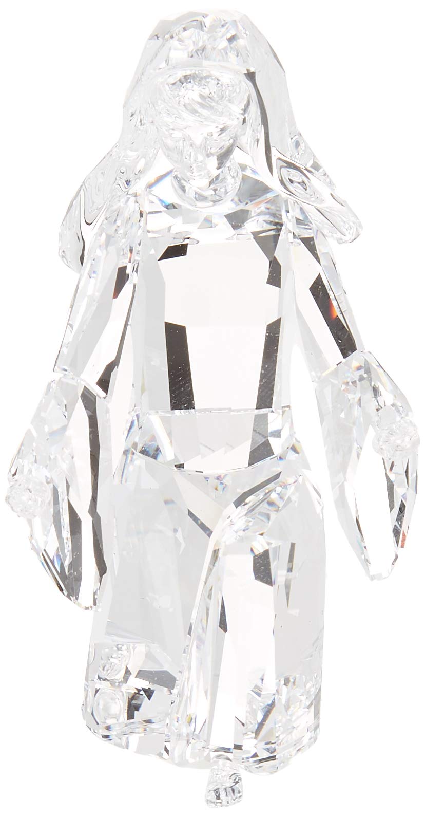 Swarovski 5223602 Nativity Scene - Mary Crystal Figurine, 2.75 x 1.5 x 2 Inches, Clear Christmas Decoration for Home, Gift & Holiday Display