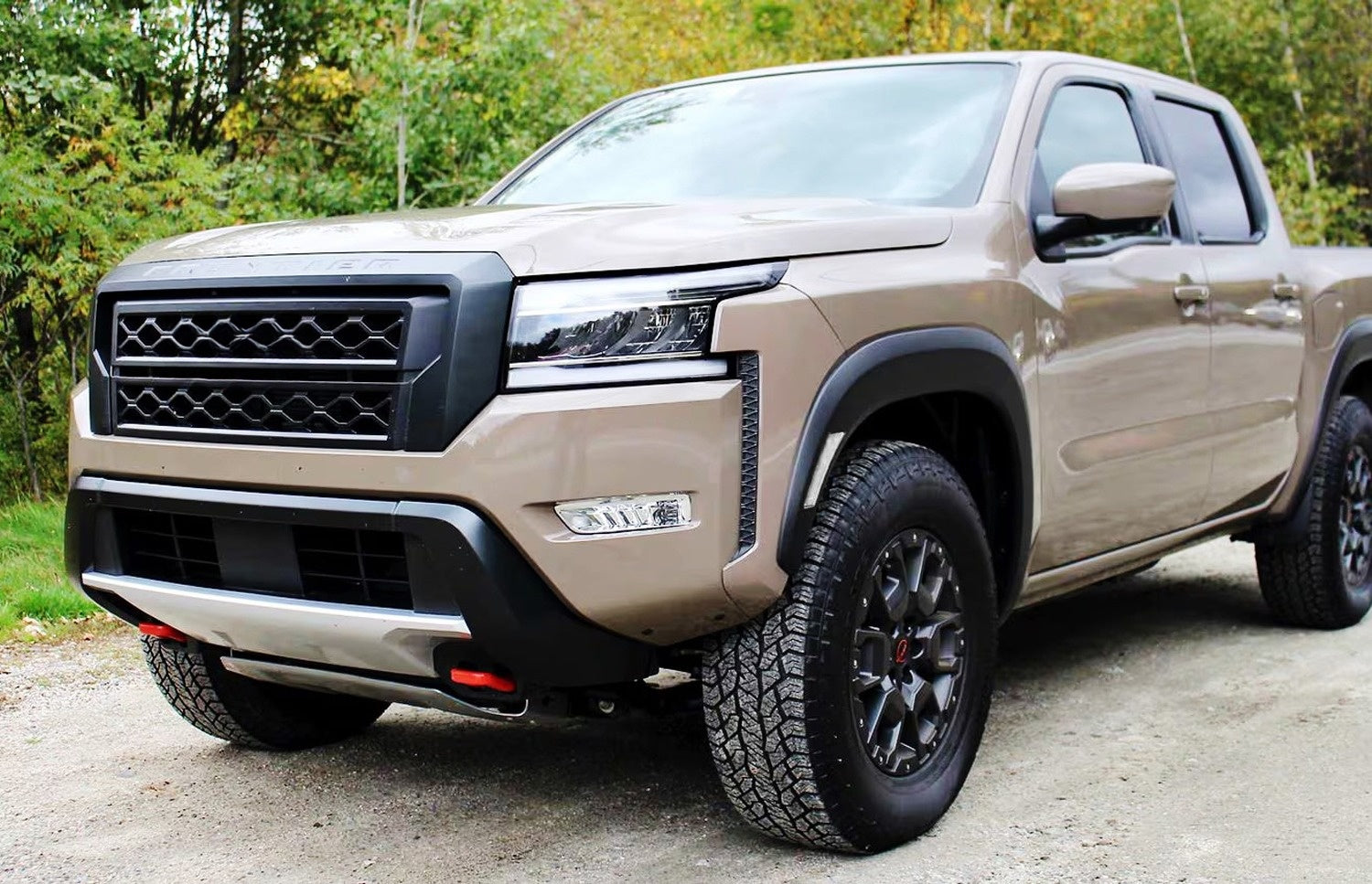 Amber LED Front Side Marker Light Kit for 2022+ Nissan Frontier - Clear Lens, Durable & Bright - Perfect for Off-Roading, Night Driving & Custom Car Mods