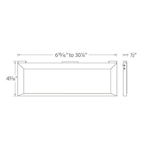WAC Lighting LN-LED18P-30-WT Contemporary LINE 2.0 LED Under Cabinet Light, 18W 3000K Warm White, Dimmable Puck Lighting for Kitchen, Bathroom, Closet, and Display Cases