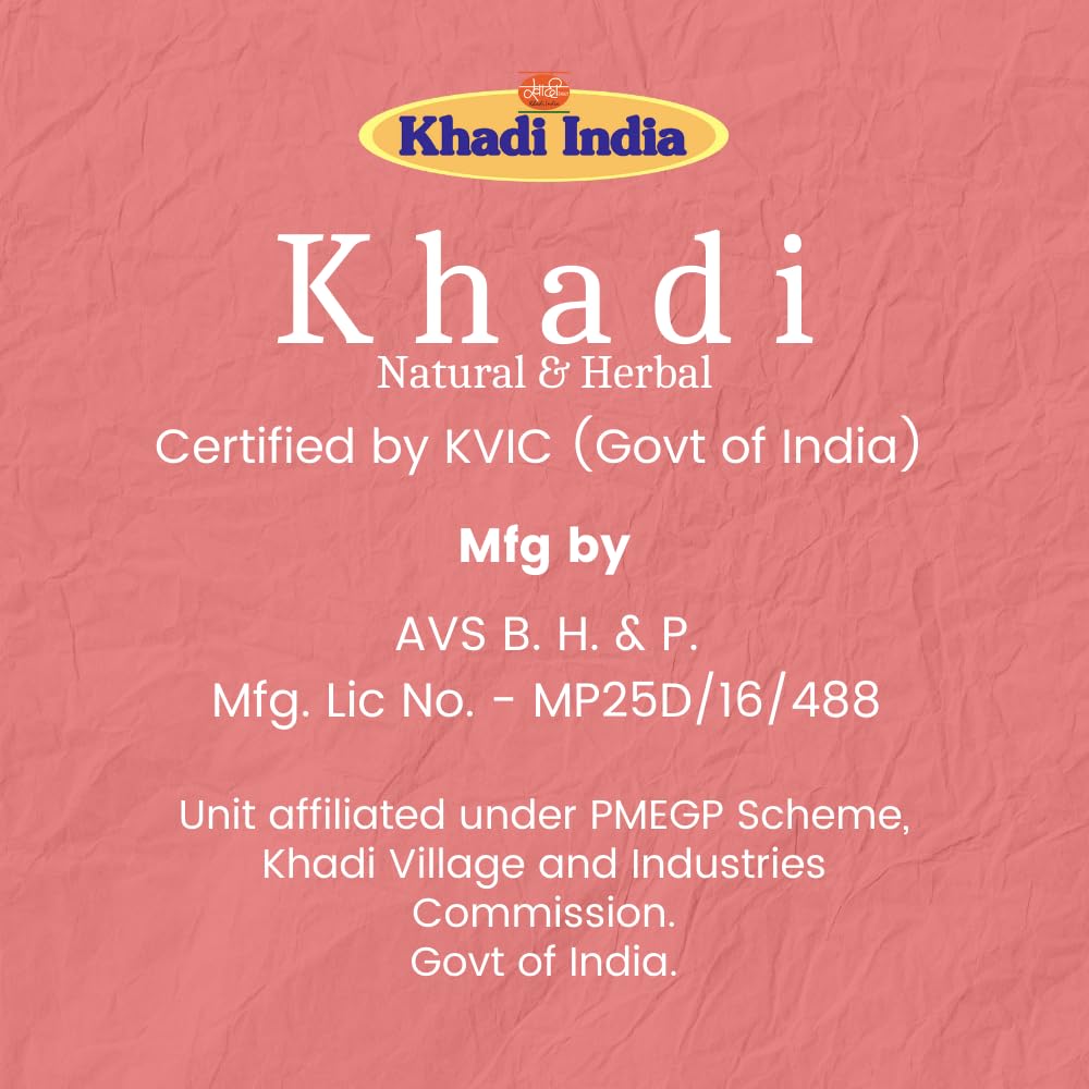 KHADI Ayurvedic Anti Dandruff Shampoo with Rose & Hibiscus - 100% Natural, Sulfate-Free Hair Care (210ml) for Dry, Itchy Scalp & Flakes | Gentle Daily Use for Healthy Hair Growth