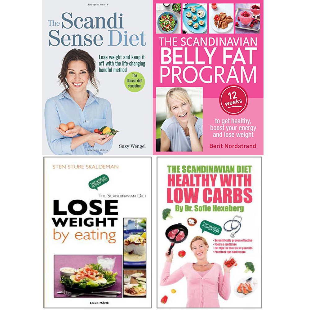Scandi Sense Diet [Flexibound] - Scandinavian Belly Fat Program & Weight Loss Guide | 4-Book Nordic Diet Collection Set for Healthy Eating & Lifestyle | Perfect for Home, Office & Travel