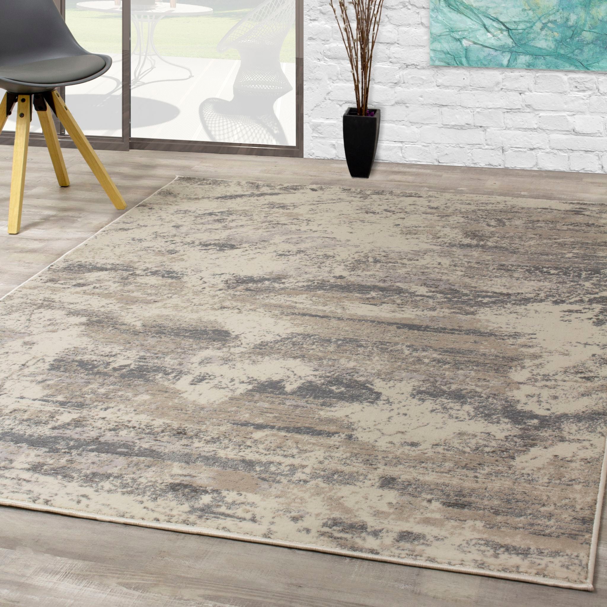 Alida Modern Area Rug 8'x10' - Soft & Durable Living Room, Bedroom, Office Decor - Non-Slip Backing for Home & Apartment