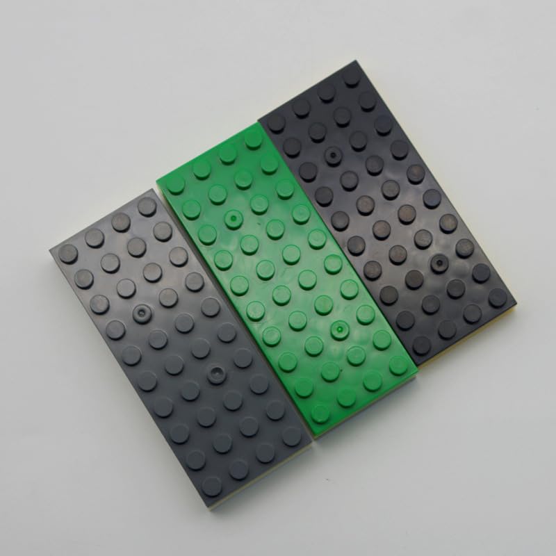 20-Piece 4x10 Classic Black Lego-Compatible Building Plates Bulk Set - Flat Bricks for Creative Construction Projects (Color: Black) | Perfect for DIY Lego Models, MOC Builds & Kids' STEM Learning Activities