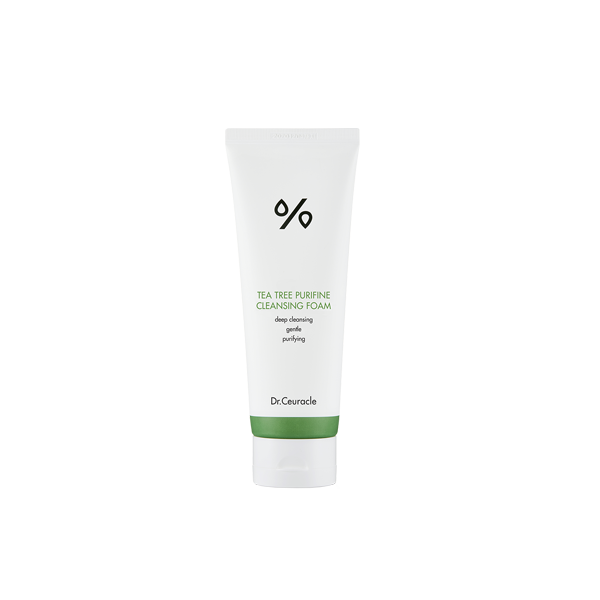 Dr.Ceuracle Tea Tree Purifine Cleansing Foam - Oil Control & Acne Treatment Face Wash for Oily & Sensitive Skin | Deep Cleansing & Pore Minimizing | Daily Skincare & Makeup Removal
