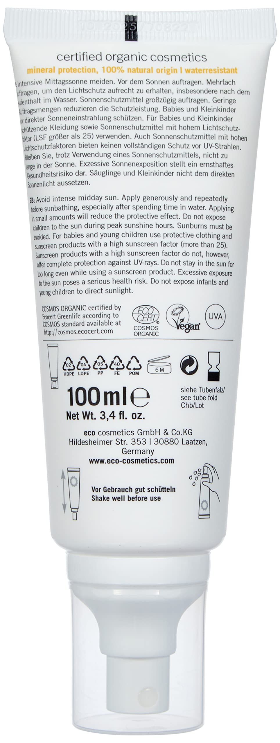 Eco-Friendly Natural Sunscreen Spray SPF 50+ for Face & Body - Water Resistant, Reef Safe, Vegan Sun Protection for Beach, Pool & Outdoor Activities