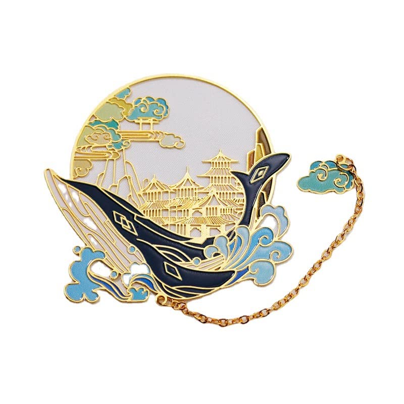 Exquisite Metal Fox & Suzaku Anime Bookmark - Gold Cutout Design for Book Lovers | Unique Reading Gifts for Women, Men, Kids & Best Friends | Perfect for Novels, Journals & School Supplies