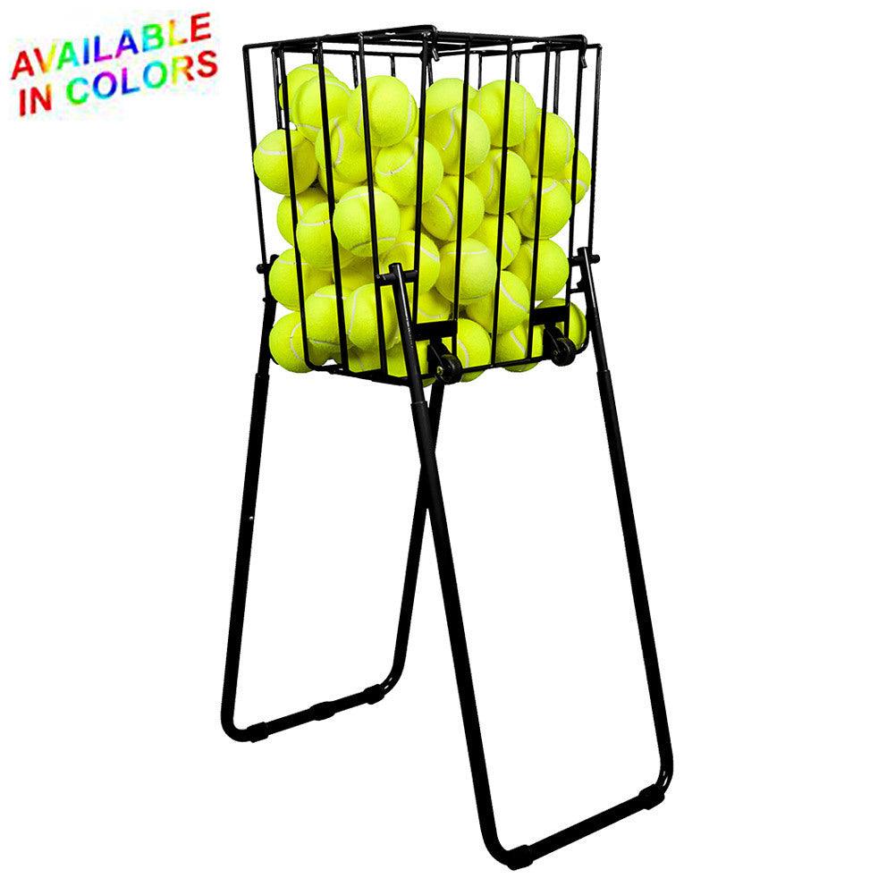 Elite 65 Tennis Ball Hopper - Portable Tennis Ball Basket for Practice & Training | Perfect for Coaches, Players & Tennis Clubs | Durable & Easy to Carry
