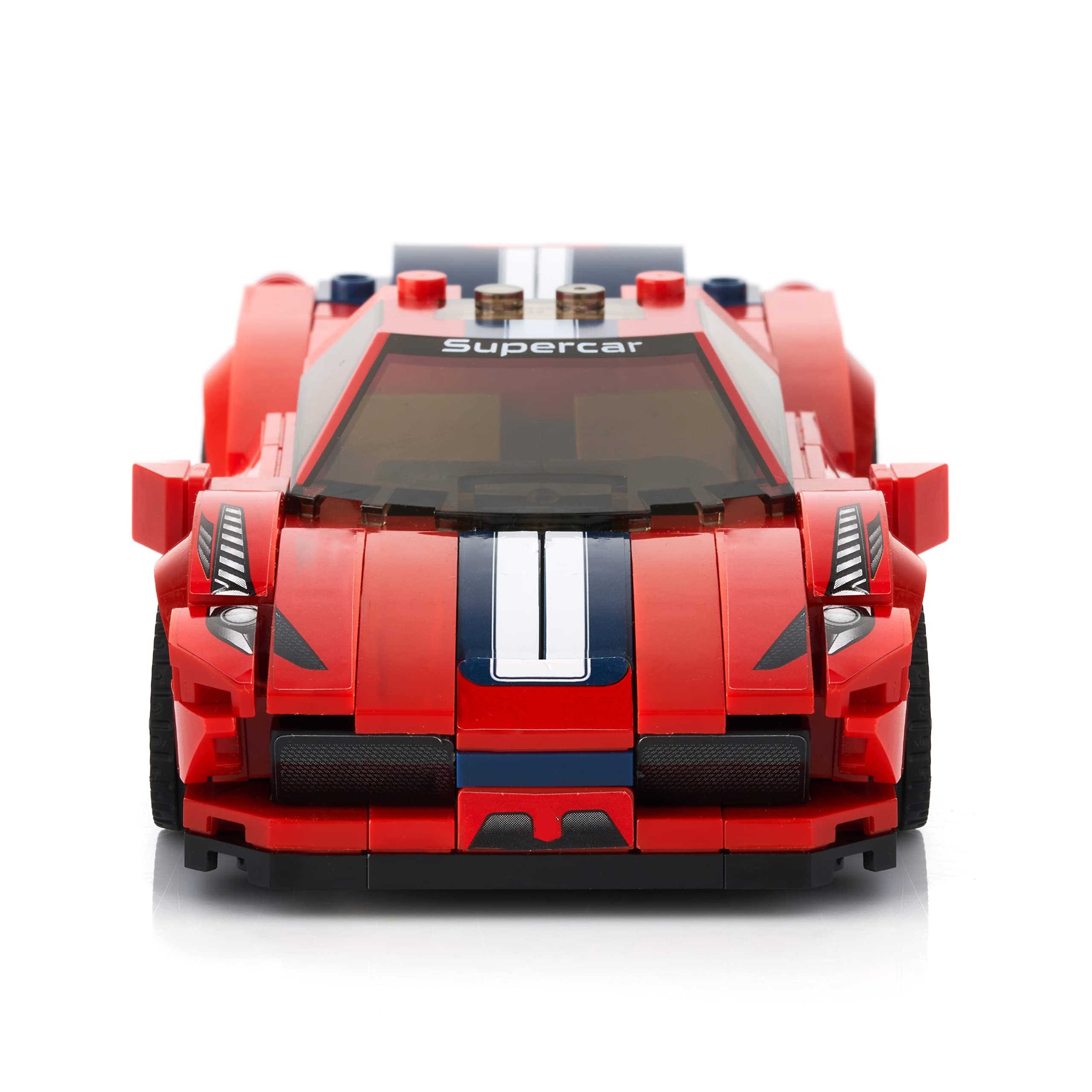Ferrari F8 Racing Car Building Block Set (306 Pieces) - Creative Construction Toy for Kids & Adults - Perfect for STEM Learning, Birthday Gifts & Family Bonding Activities