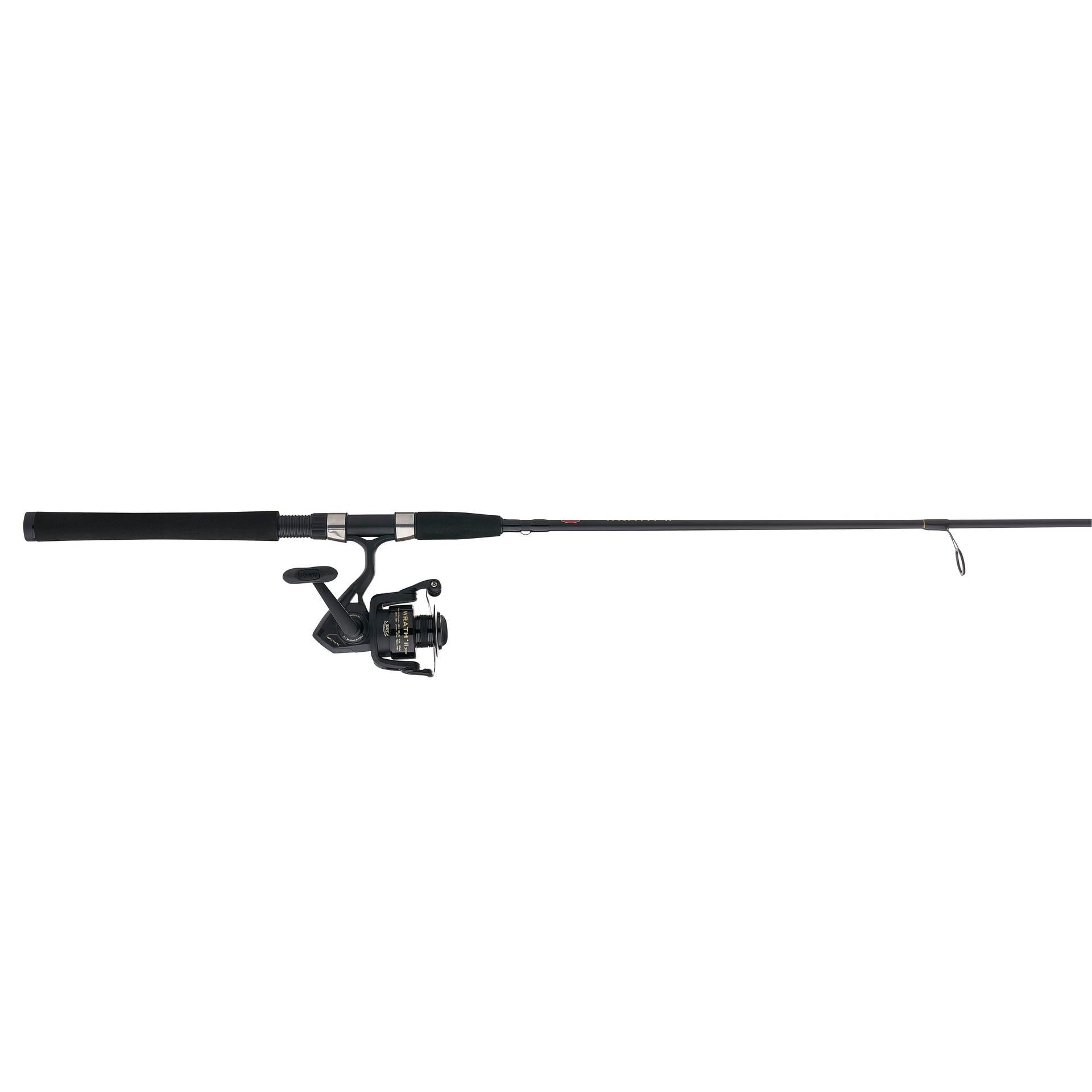 Wrath™ II Spinning Rod and Reel Combo - Premium Fishing Gear for Freshwater & Saltwater Anglers | Perfect for Bass, Trout, and Offshore Fishing Adventures