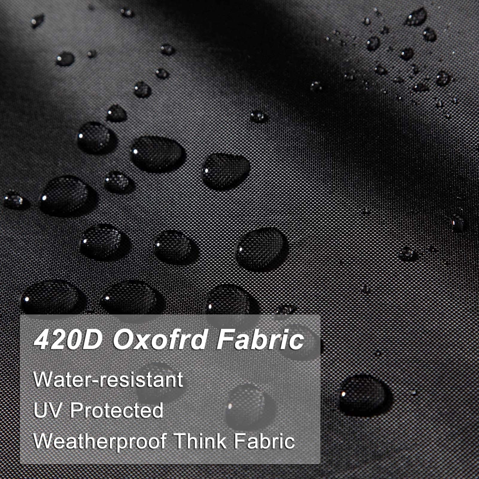 Waterproof Rectangular Patio Furniture Covers 121x54x35 Inch - Outdoor Garden Table & Chair Set Protector, Dustproof Windproof Heavy Duty Cover for All Weather Use - Perfect for Backyard, Deck, and Poolside Furniture Protection