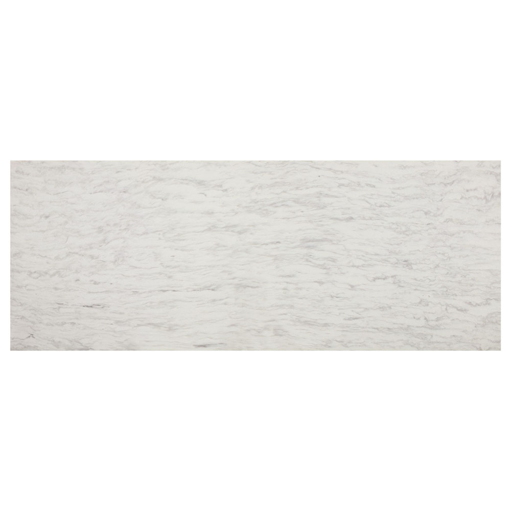 Fienza 511 105 Polar Sacco Stone 1500mm Bathroom Vanity Top - No Tap Hole - Modern Solid Surface Countertop for Bathroom & Powder Room
