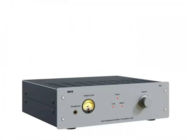 LAB 12 HPA OTL Tube Headphone Amplifier & Preamplifier with USB DAC - High-End Audio Equipment for Audiophiles & Home Studio Recording