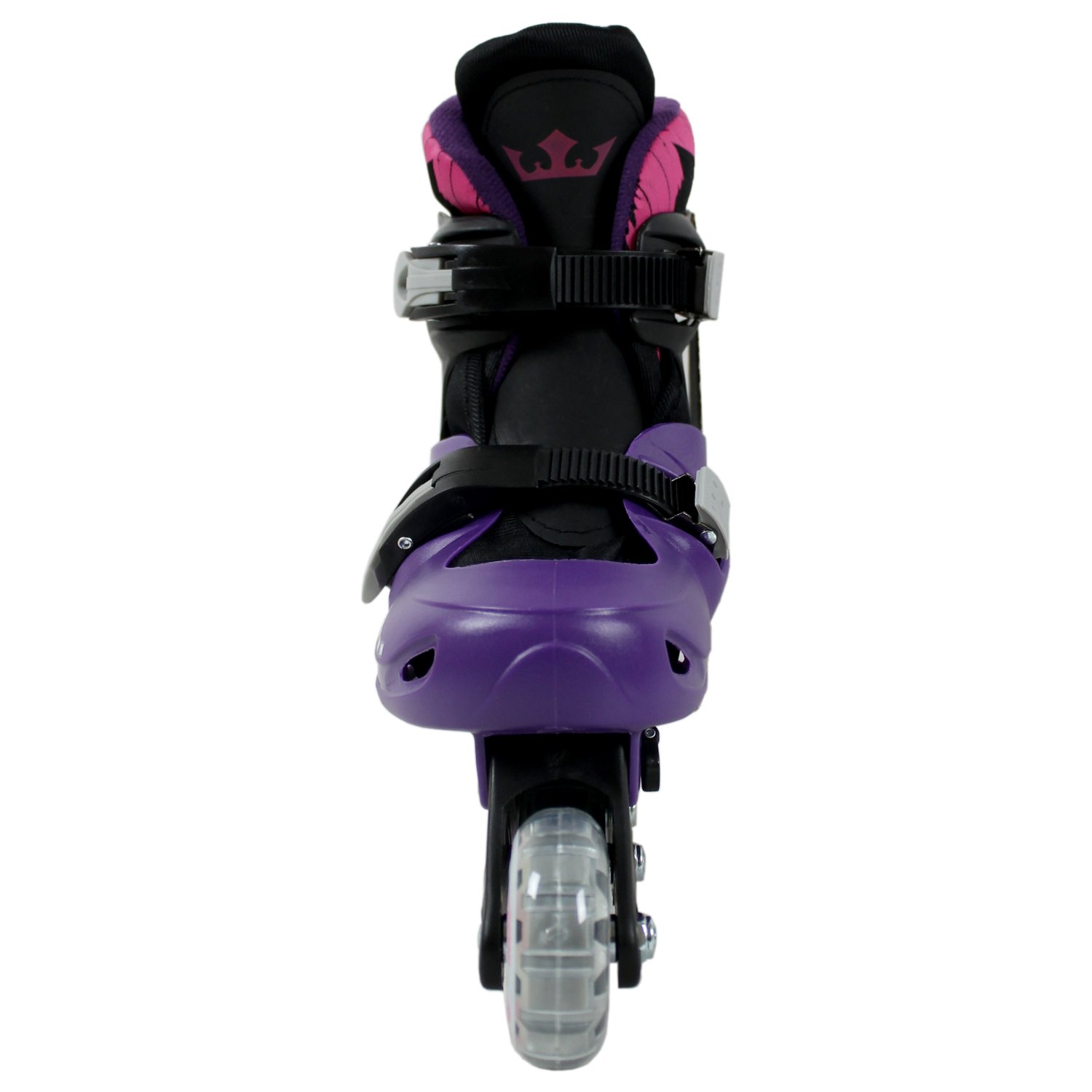 Krown Kids Adjustable Inline Skates for Boys & Girls - Youth Sizes 13-9 with Superspeed Wheels | Perfect for Outdoor Roller Skating, Backyard Fun & Birthday Gifts