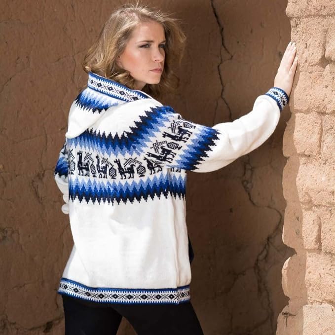 Gamboa Women's Alpaca Cardigan Sweater - Soft & Cozy Knit Top for Ladies | Perfect for Fall, Winter & Casual Outfits