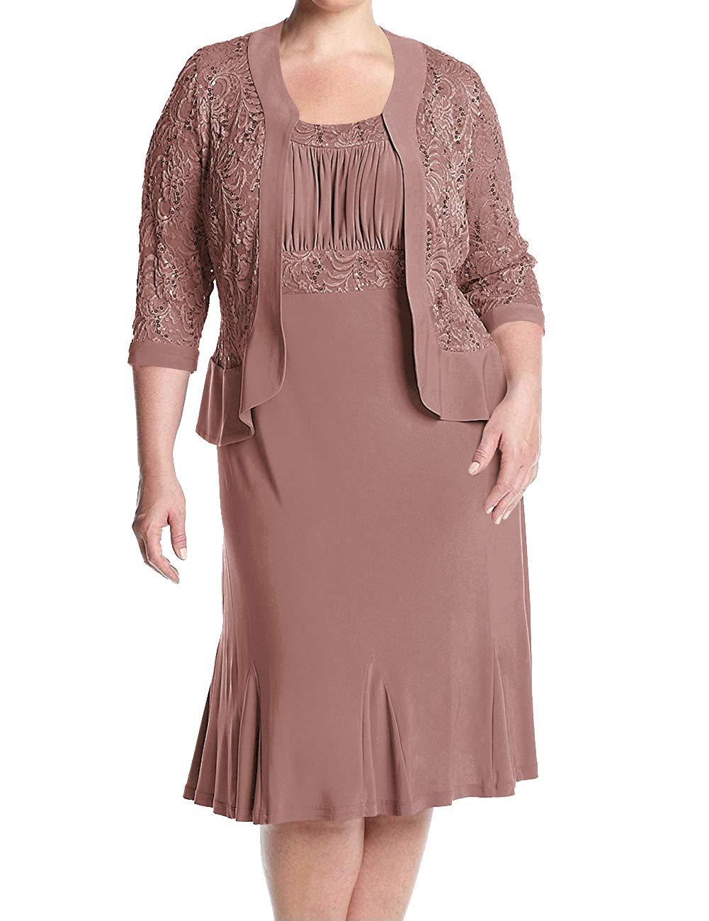 Elegant Lace Mother of The Bride Dresses - Formal Evening Gowns with Jacket for Women | Perfect for Weddings, Parties & Special Occasions