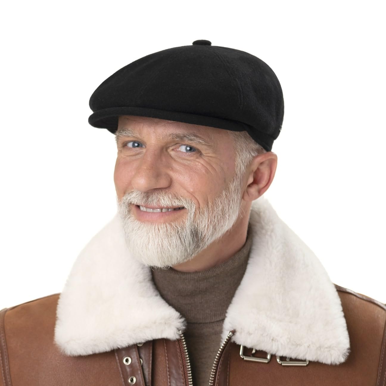 Stetson Reid 6 Panel Flat Cap for Men | Classic Cotton Twill Hat with Adjustable Strap | Perfect for Casual Wear, Outdoor Activities & Travel