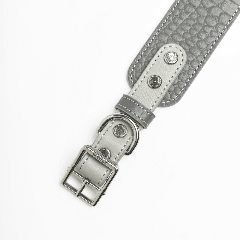 Moonstone Leather Dog Collar - Adjustable & Stylish Pet Collar for Small & Medium Dogs - Perfect for Daily Walks & Outdoor Adventures