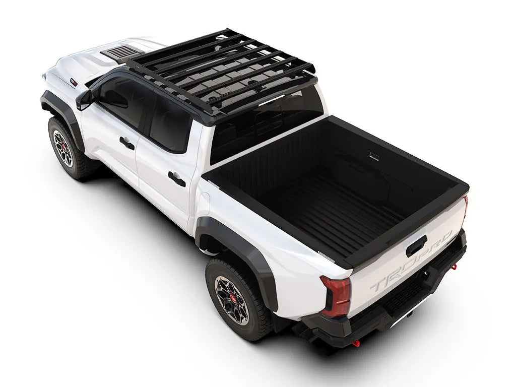 2024 Toyota Tacoma Double Cab Slimsport Roof Rack Kit by Front Runner Outfitters - Heavy Duty Aluminum Cargo Carrier for Camping & Off-Road Adventures