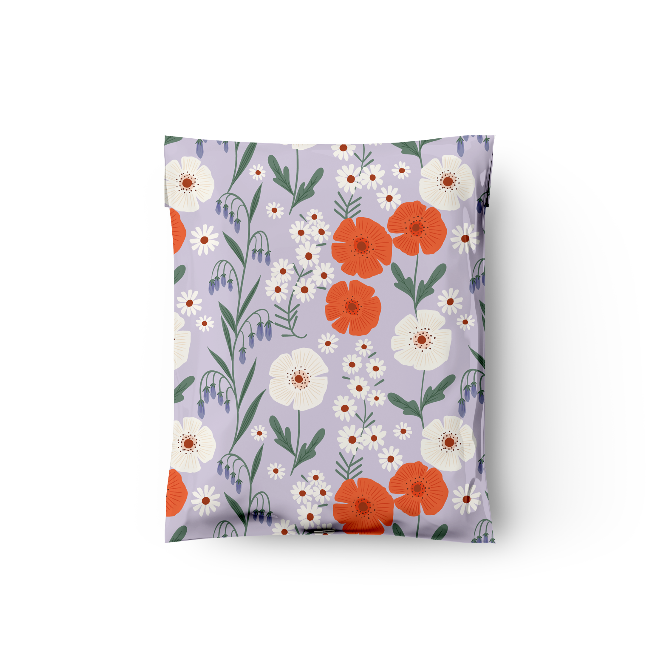 10x13 Floral Fields Designer Poly Mailers - Waterproof Shipping Envelopes, Premium Printed Mailing Bags for Ecommerce, Retail & Gift Packaging (Set of 50) - Perfect for Small Businesses, Subscription Boxes & Online Stores