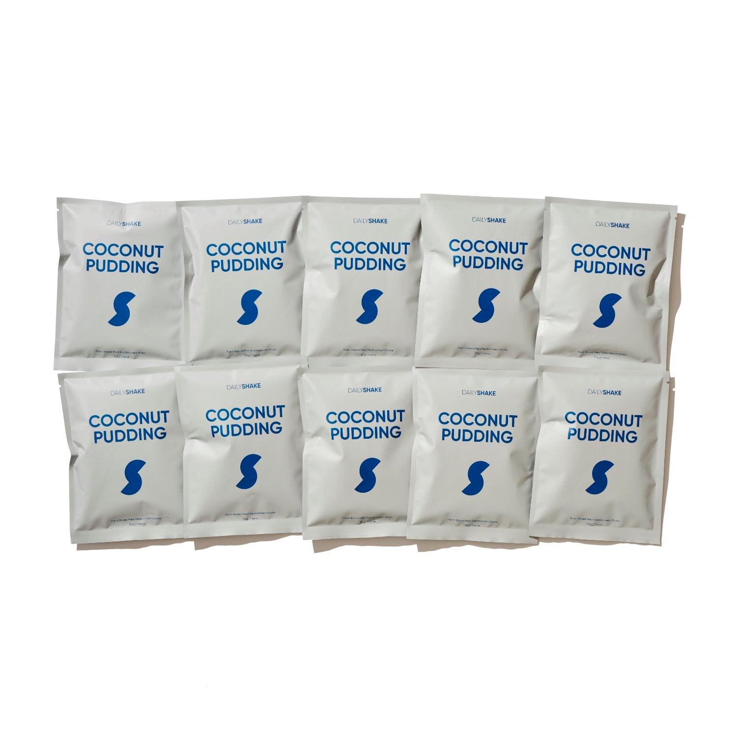 Healthy Coconut Pudding Meal Replacement - 10 Single Serve Sachets for Weight Loss & On-the-Go Nutrition | Perfect for Breakfast, Snacks & Keto Diet
