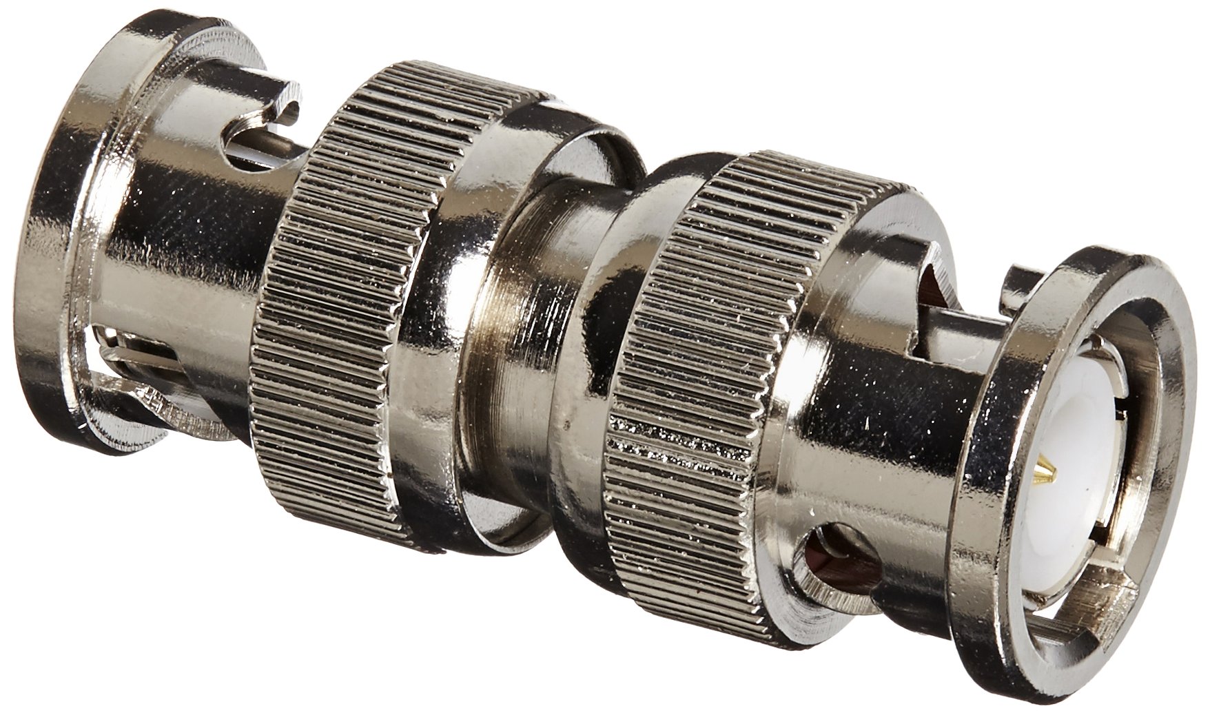 Pomona 3533 BNC Male to Male Adapter - 50 Ohm Impedance, 1.27 Inch Length - 5 Pack for RF Test Equipment, Audio Video Connections & Ham Radio Applications