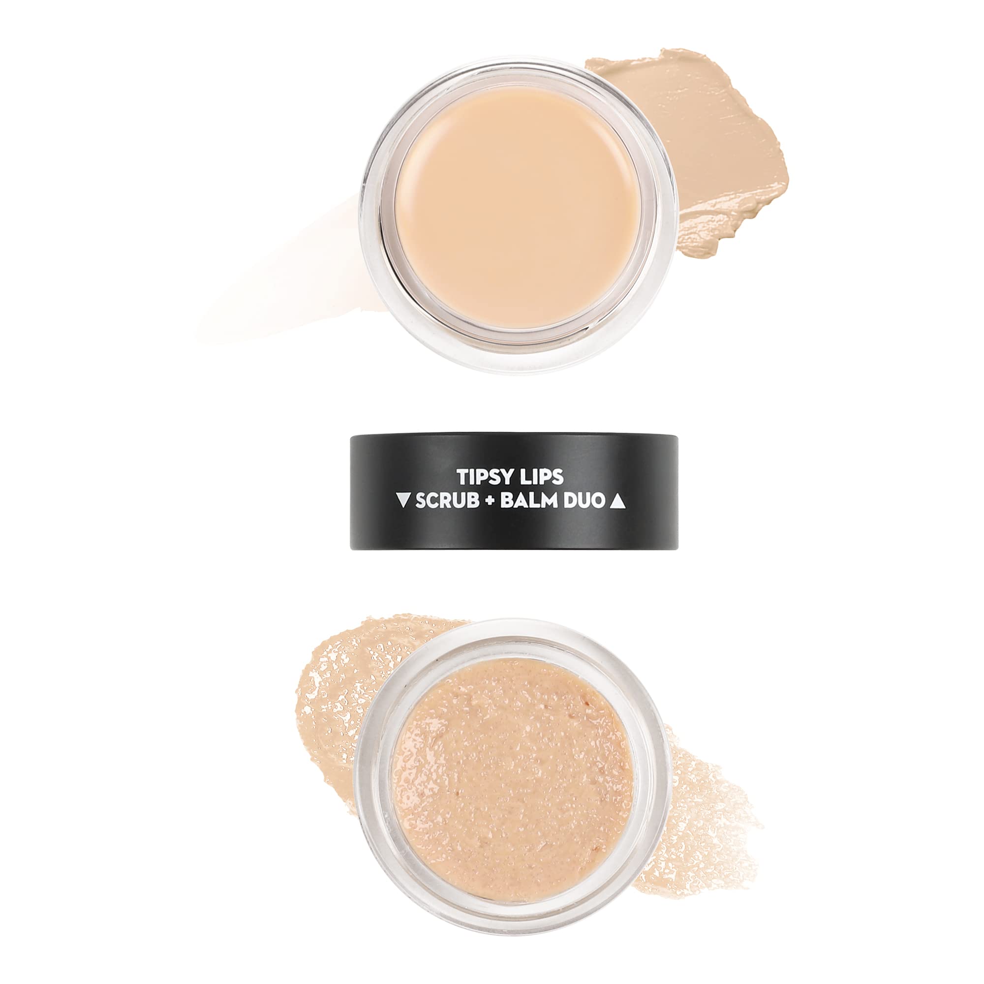 SUGAR Cosmetics Tipsy Lips Scrub & Balm Duo Set - Super Nourishing Lip Care for Dry, Chapped Lips - Irish Coffee Flavor (Sweet Boozy Scent) - Perfect for Winter Lip Care & Nighttime Routine