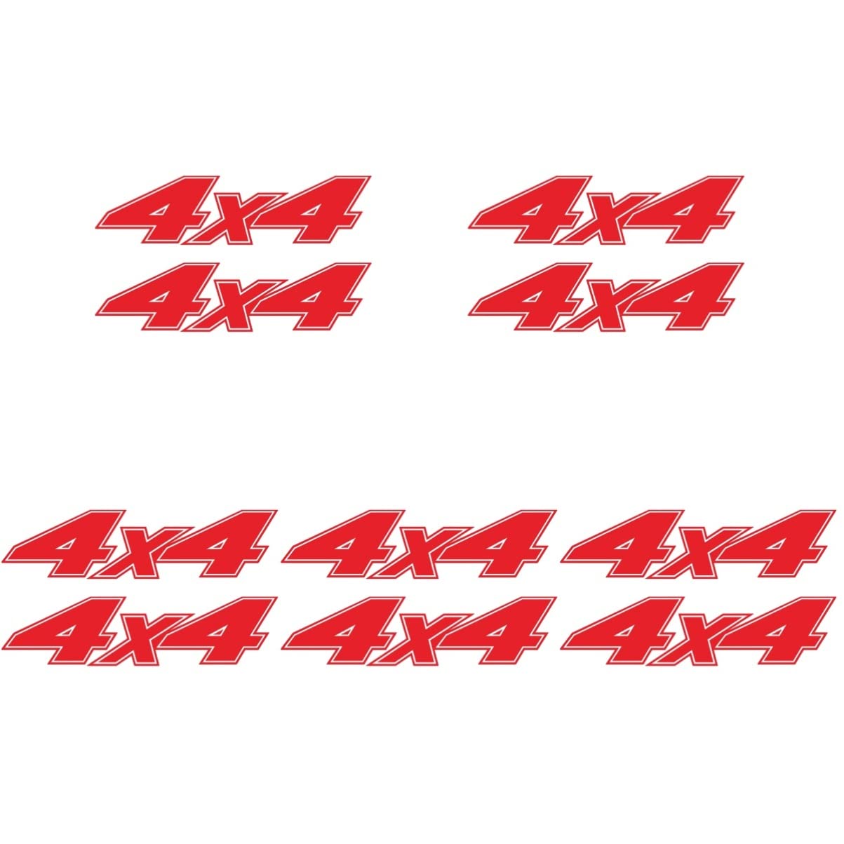 FAVOMOTO 10-Piece Car Body Stickers - Waterproof Vinyl Decals for Windows, Bumpers & Exterior - Customizable Auto Decals for Cars, Trucks & SUVs - Perfect for Personalization, Sports Teams & Car Enthusiasts