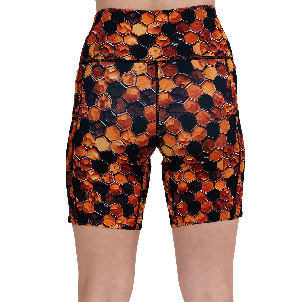 Breathable Honeycomb Pattern Quick-Dry Athletic Shorts for Men & Women - Perfect for Running, Gym & Outdoor Workouts